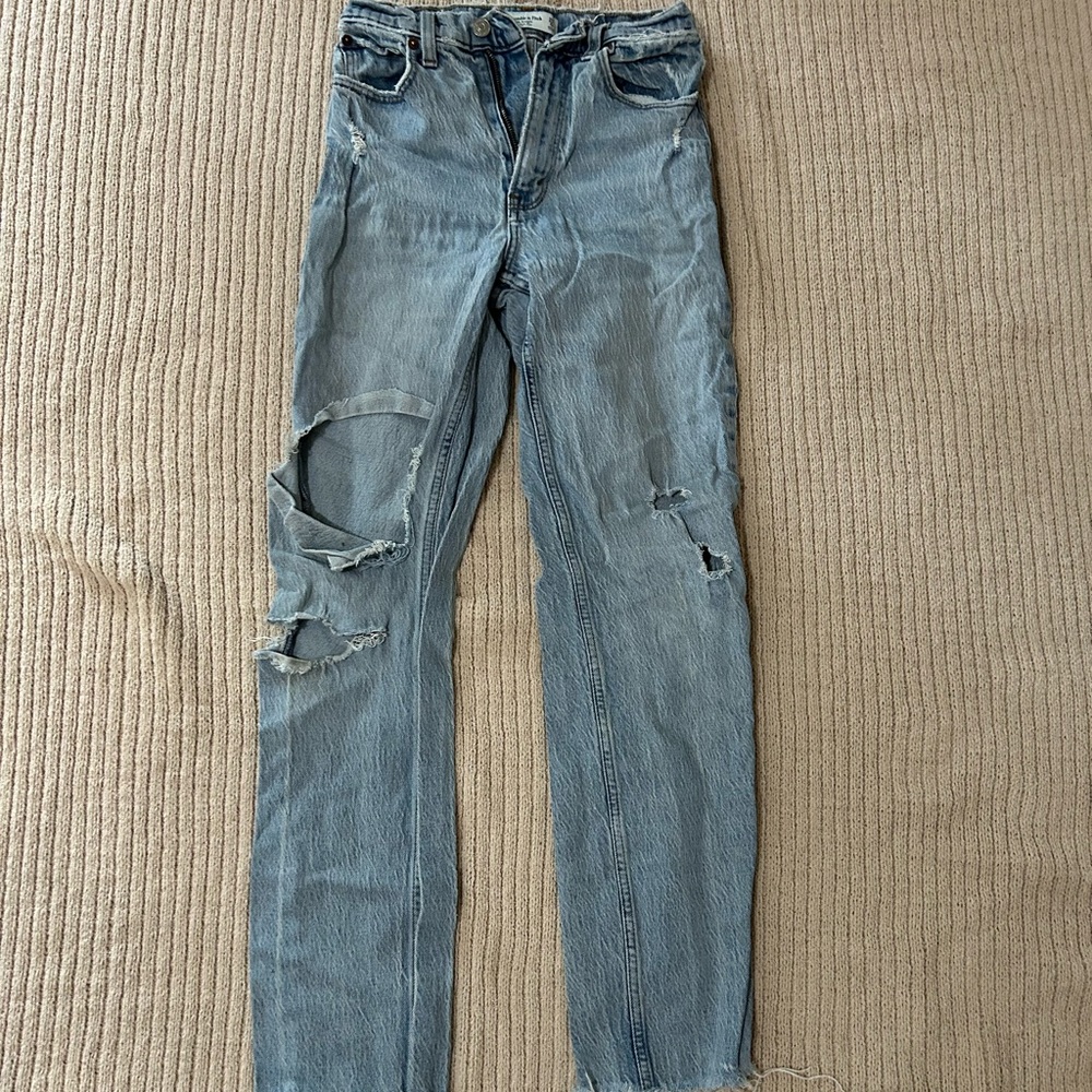 Abercrombie & Fitch 90s Straight Ultra High Rise